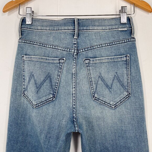Mother The Super Stunner Ankle Jean in When Sparks Fly High Rise Size 26 Blue - Picture 5 of 16